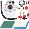 ZAMDOE 799868 Carburatore per Briggs & Stratton 694882 698444 498254 798170 498170 49-817-0 497347 498966 4-7 HP 122000 Motori con Parti di Ricambio per Candele Filtro Aria