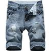 FRAUIT Pantaloncini Uomo Jeans Strappati Taglie Forti Pantaloncini Ragazzo Denim Tasconi Casual Plus Size Oversize Bermuda Cargo Uomini Lavoro Pantaloni Slim Fit Elasticizzati Shorts