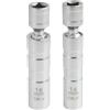 Wvxilyr 2 Pezzi Chiavi per Candele Auto, 16mm e 14mm, Universale, Magnetico e Flessibile, Chiave per la Rimozione e Installazione di Candele, Rotazione a 360 Gradi, in Acciaio Trattato Termicamente