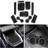 CDEFG Compatibile con Renault Austral/Espace VI 6 2023-2025 2026,Tappetino Antiscivolo Antipolvere Antigraffio Tappetini in Gomma Portabicchieri per Interni Auto Austral E Tech Accessori (Bianco)