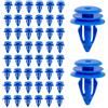 VZU 50 clip per passaruota, compatibili con Range Rover Evoque, clip di rivestimento in plastica per auto, compatibili con Discovery, clip per passaruota (blu)