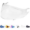 JQF Gear Visiera Casco Moto per Shark D Skwal D-Skwal 2 Spartan Carbon,Sostituzione della Visiera della Lente del Casco del Parabrezza del Motociclo per Il Casco Integrale (Trasparente)