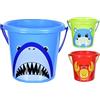 CELINO making your day Celino® Confezione da 3 secchi per acqua da spiaggia con manico, sabbia estiva e giardino