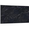 DarHaus Copri piano cottura induzione 80x52 cm copertura per piano cottura in vetroceramica 1 pezzi universale per piastre di cottura paraspruzzi tagliere in vetro temprato, Marmo nero