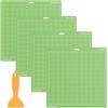 LCOUACEO Tappetino da Taglio per Cricut Maker 3/Explore 3/Air/Air 2, Tappetini da Taglio Autoadesivi 4 Pezzi Standard-Grip Cutting Mat, Antiscivolo Durevole Tappetino Accessori di Ricambio per Cricut