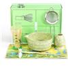 Taakige 7 pezzi Set da tè giapponese Matcha,Ciotola per matcha con beccuccio,frusta in bambù,supporto per frusta,cucchiaino,supporto per cucchiaio in ceramica,setaccio,canovaccio,per gli amanti del matcha