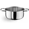 PINTINOX Prima Collection Ecoline Casseruola 2 Manici Acciaio Inox Nichel Free Induzione Diametro 18 cm