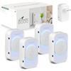 Dayear Purificatore d'aria per Bedroom, Dayear Mini Air Purifier Plug-in Negative Ion Air Purifier per la casa, 3 modalità di illuminazione a LED,adatto per servizi igienici, Living Room/Pet Room/4 pezzi