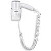 Valera Executive 1200, asciugacapelli compatto con supporto murale per alberghi e strutture ricettive, 1200 watt, Bianco