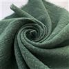 SYSUII Set di 12 tovaglioli di lino in tessuto rustico, riutilizzabili, tovaglioli da tavolo decorativi, in cotone e lino, per matrimoni, feste, decorazione - verde scuro