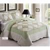 CXLT Set Copriletto Trapuntato in Morbido Cotone 3 PCS Trapunte Patchwork Stile Floreale Pastorale King Trapunta Sottile Estiva 220x240cm Multifunzionale Tutte Le Stagioni Copriletti + 2 Federa 50x70cm,B