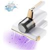 MWSHIYUQING Batti Materasso Igienizzante, Batti Materasso con Luce Sterilizzazione UV, Aspirapolvere Letto Super Aspirazione 14kpa Battimaterasso Antiacaro, Antiacaro, Antibatterica,White