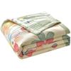 Hemasa Heamsa, copriletto patchwork con stampa floreale, per letto singolo/matrimoniale/king size, estivo (150 x 200 cm)