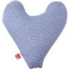 POWER INN Cuscino per petto Hope, circa 32 x 34 cm, cuscino a forma di cuore per alleviare il dolore dopo mastectomia, morbido cuscino per avambraccio o ascelle, 100% cotone (grigio + motivo scritto,