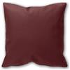 Cieffepi Home Collections Federa Copricuscino ECOPELLE (50 x 50 cm, Bordeaux)