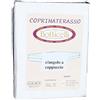 Botticelli Home Coprimaterasso Singolo Una Piazza con Cerniera Cotone Fasciato Panama 90x195 cm