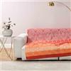 Bassetti Granfoulard Telo Arredo Copridivano, per Divano in Cotone, Copritutto, Vari Usi (Copriletto, Picnic, Tenda, Copritavolo) (CM 180x270, KERALA ARANCIO 01)