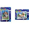 Ravensburger28935 6 Creart, Gattino E Farfalla, Dipingere Con I Numeri & 28931 8 Creart Serie E - Cani Retriever, Dipingere Con I Numeri, Gioco Creativo Per Bambine E Bambini