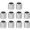 PATIKIL Distanziatori Acciaio Inox M6, 10Pz Distanziatore Metallo Acciaio Inox 6,2 Mm Id x 10 Mm Od x 10 Mm L Distanziatore Vite Distanziatore Rotondo per Bulloni Vite 1/4 o M6