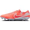 Nike Scarpa da Calcio a Taglio Basso per Terreni duri Tiempo Legend 10 Elite, Uomo, Hot Lava/White, 45 EU