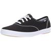Keds Sneaker Originale in Tela da Donna, Champion Black Canvas, 5.5 N US