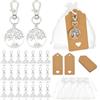 PH PandaHall 24 Set Sacchetti Albero della Vita Bomboniere per Feste Portachiavi Albero della Vita Sacchetti Regalo in Organza Bomboniere per Nozze per Festa Matrimonio Anniversario Ospite Ritorno