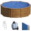 Gre Pacific Rotonda Ø460 x 120 cm - Piscina fuori terra in acciaio