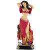DRW Figura di Pomba Gira in resina dipinta a mano alta 14 cm