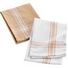 Douceur d'Intérieur, 2 strofinacci 50 x 70 Cm Beige, Cotone Riciclato Tessuto, Cucina