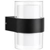 M Ledme - Applique LED Ian 10W, Bianco Caldo 3000K, 920lm, Angolo di Illuminazione 120°, IP54 Impermeabile, Ideale per l'Illuminazione Esterna di Giardino, Terrazza, Facciata o Ingresso