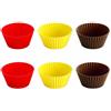 Tescoma 630646 Delicia Pirottini, Silicone, Multicolore, 7 cm, 6 Pezzi