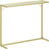 Hzuaneri Consolle, Tavolino Stretto per Divano, Tavolino da Ingresso, Tavolini D'accento, Moderno, di Facile Montaggio, per Soggiorno, zona D'ingresso, Corridoio, 24 x 100 x 80 cm, Oro CT01301G