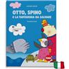 FABA Otto, Spino e la tartaruga da salvare. Libro con Audiolibro FABA | Bambini 5-10 anni, Ascoltabile con FABA Raccontastorie e FABA+, gioco educativo, versione Italiana