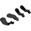 Mrisata 4 Trigger Paddle e 2 D Pad in Metallo per Controller Serie 2, Parti di Ricambio per Paddle in Metallo in Acciaio Inossidabile, Kit Compatibile con One (Nero)