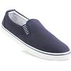 DEK Espadrillas da uomo in tela, senza lacci, piatte, da barca, yachting, stile casual, scarpe da ginnastica (blu navy, numero 11)