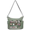 CHERRY SAUCE Borsa a tracolla in tela Ita Bag Borsa a tracolla Kawaii Borse e borse con display anime spille, Verde