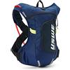 USWE Moto Hydro 4L Hydration Pack con sacca d'acqua da 2,0 l, uno zaino di fascia alta, senza rimbalzi per moto enduro e fuoristrada, nero blu