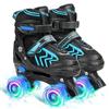 PIPIZHU Pattini a Rotelle per Bambini Regolabili con Ruote Luminose, Pattini a Rotelle per Ragazze e Ragazzi, per Interni, Esterni e Tempo Libero, Design Traspirante (M)