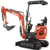 Deleks M100 Miniescavatore compatto 10 Q.li motore Kubota 3 cilindri