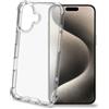 CELLY - Armor Cover Custodia per Apple Iphone 16 - Trasparente
