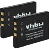 vhbw 2x batteria compatibile con Toshiba Camileo HD, H10, H20, H20 PX1479, HD PA4084K, H10 PX1456K, P10 fotocamera (1000mAh, 3,6V, Li-Ion)