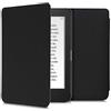 kwmobile Custodia eReader Compatibile con Tolino Page 2 Cover - eBook Reader Flip Case - Cover eReader Simil Pelle - Nero