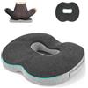 Cexovo Ciambella Cuscino per Sedile Ortopedico Cuscino Antidecubito per Sedia Cuscino Ergonomico Sedia Ufficio Cuscino di Seduta in Memory Ideale per Uso in Ufficio Auto e Sedia a Rotelle