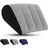 LuxoCare Cuscino Cuneo Gonfiabile Triangolare - Cuscino a Cuneo Gonfiabile per Letto Antireflusso Adulti, Supporto Schiena e Lombare Regolabile, Portatile per Casa Viaggio e Campeggio (Grigio)