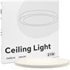 BAYHT Plafoniera LED Soffitto 21W Lampada da Soffitto ultrapiatta con spessore di 1.7 cm 4000K 2600LM Plafoniera Bagno Ø30CM Impermeabile Rotonda Lampadario LED Moderna Luce Soffitto