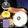 PQETBV Catena Luminosa da Campeggio, 10M Catena Luminosa LED, Stringa Luminosa Portatile Avvolgibili, Catena Luminosa da Campeggio Portatile per Esterni, Feste, Giardino Esterno