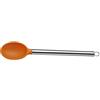 Pintinox Cucchiaio da cucina Orange in silicone, colore arancione, con manici in acciaio inox, Resistente al Calore, Sicuro per Padelle Antiaderenti, Lavabile in lavastoviglie