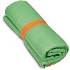 EASY HOME Telo Mare Microfibra, Asciugamano Palestra Fitness Microfibra, 90x170 cm, Compatto, Leggero e Salvaspazio, Con Elastico per Richiuderlo, Adatto al Mare, In Palestra, In Viaggio (Verde)
