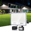 TASINUO Faretto con Sensore di Movimento 50W, 5000LM 6500K Faro LED Esterno con Sensore Movimento, Impermeabile IP67 Luce LED Esterno per Giardino, Terrazza, Garage, Cortile