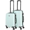 ITACA - Set valigie - Set Valigie Rigide Offerte. Valigia Grande Rigida, Valigia Media Rigida e Bagaglio a Mano. Set di Valigie con Lucchetto Combinazione TSA, Verde menta